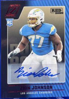 Zion Johnson [Autograph Red Zone] #175