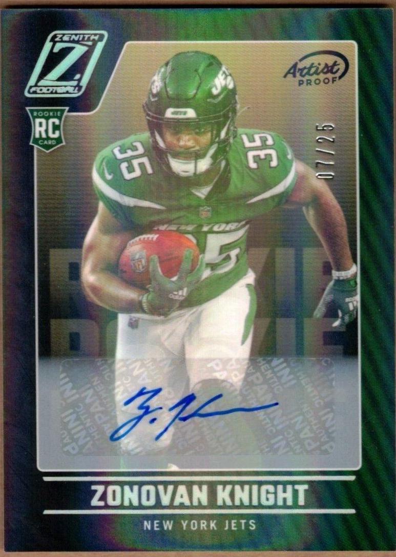 Zonovan Knight [Autograph Artist Proof Silver] #184