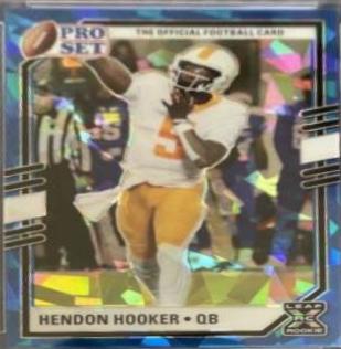 Hendon Hooker [Crystal Blue] #PA-HH1