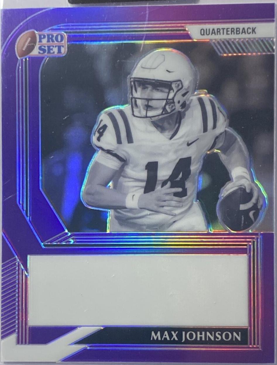 Max Johnson [Prismatic Purple] #PA-MJ1