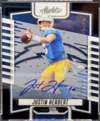 Justin Herbert [Signature Black Galaxy] #1
