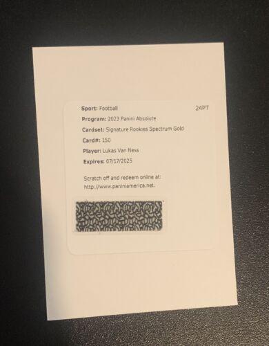 Lukas Van Ness [Signature Spectrum Gold] #150