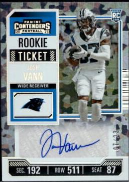 Josh Vann [Cracked Ice Ticket Variation] #167