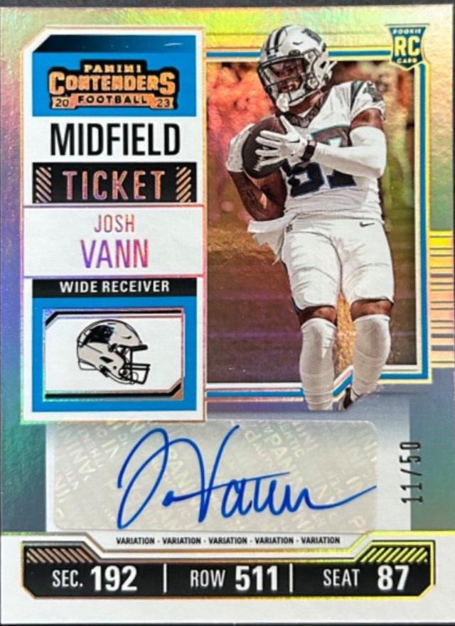 Josh Vann [Midfield Ticket Variation] #167