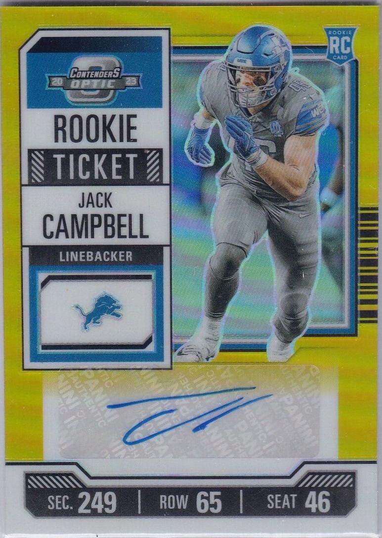 Jack Campbell [Gold Rookie Ticket Autograph] #173