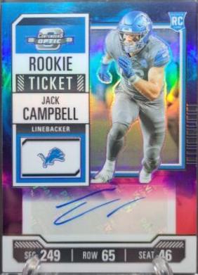 Jack Campbell [Nebula Rookie Ticket Autograph] #173