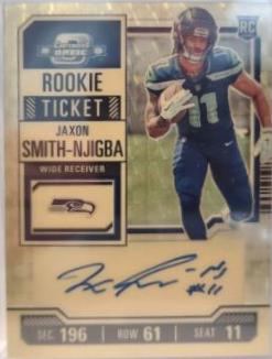 Jaxon Smith-Njigba [Gold Vinyl RPS Autograph] #117