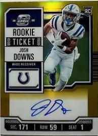 Josh Downs [Gold RPS Autograph] #121