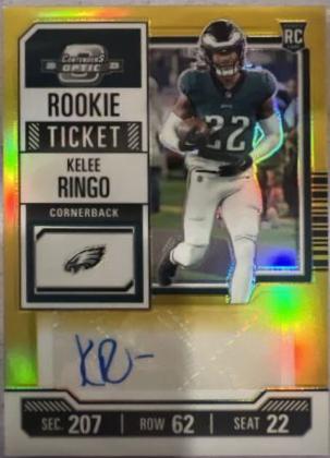 Kelee Ringo [Gold Rookie Ticket Autograph] #180
