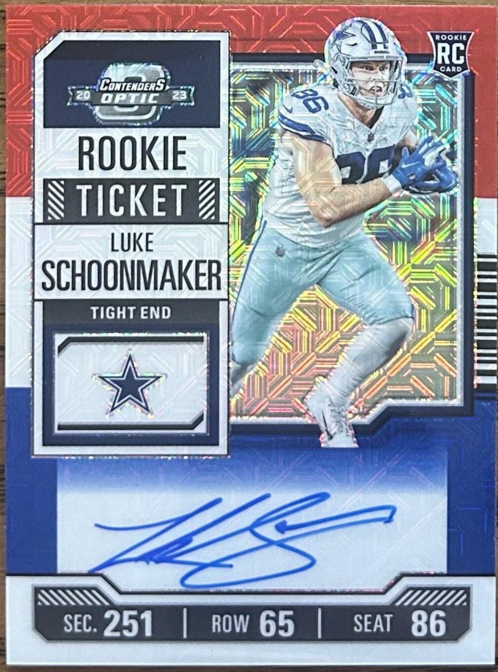 Luke Schoonmaker [Red RPS Autograph] #123