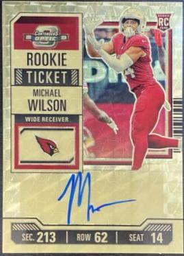 Michael Wilson [Gold Vinyl RPS Autograph] #126