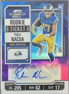 Puka Nacua [Nebula Rookie Ticket Autograph] #194