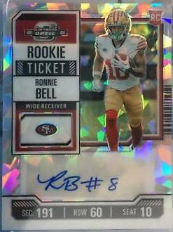 Ronnie Bell [Cracked Ice Rookie Ticket Autograph] #197