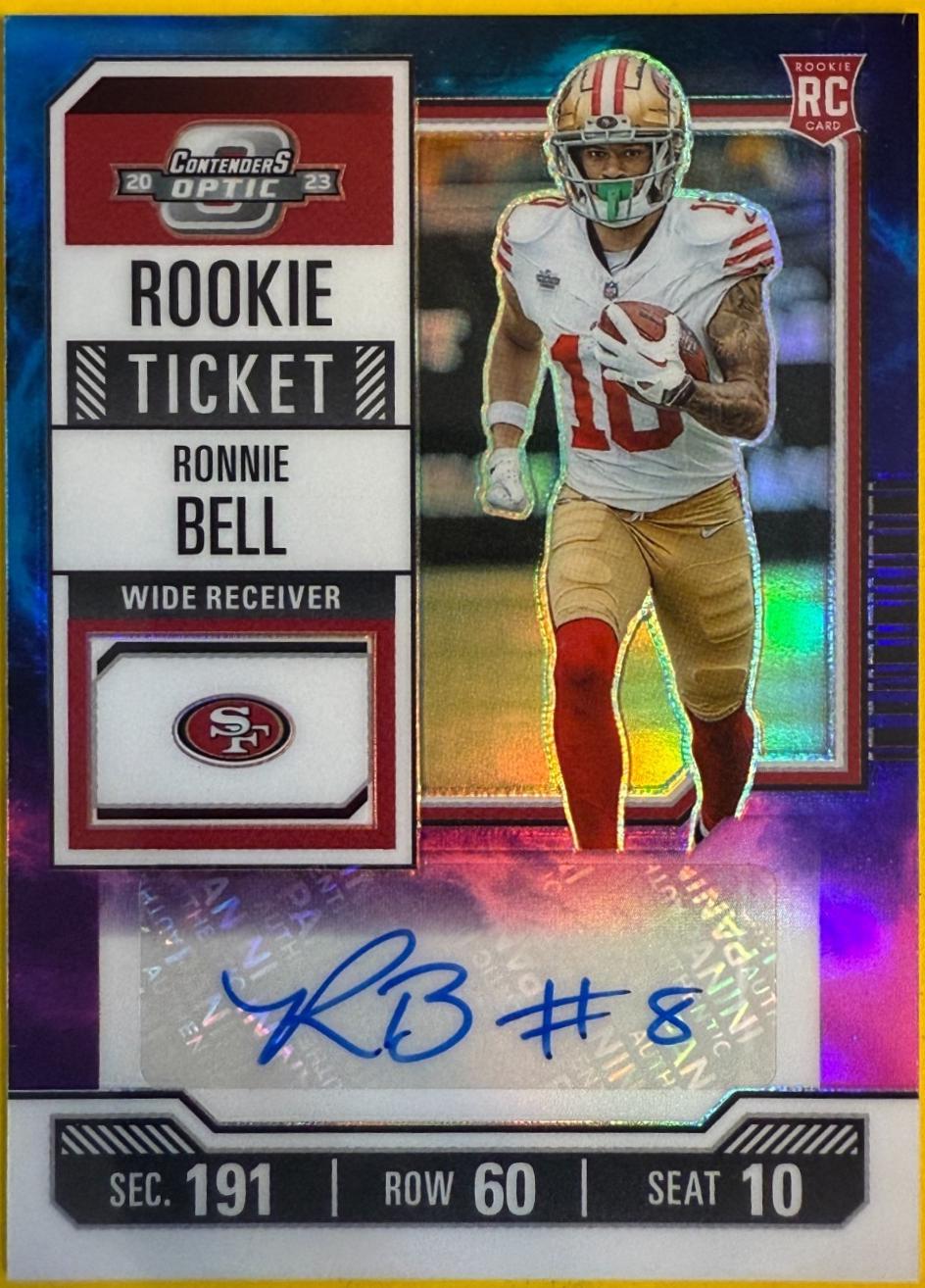 Ronnie Bell [Nebula Rookie Ticket Autograph] #197