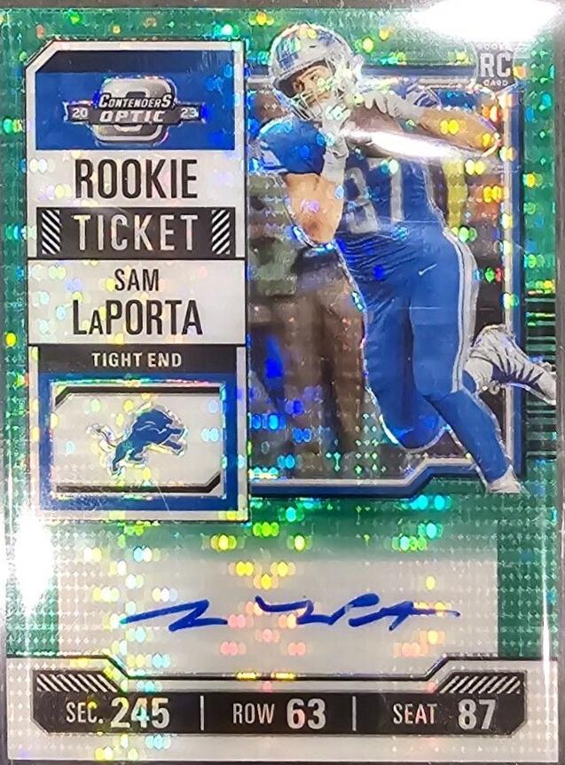 Sam LaPorta [Cracked Ice RPS Autograph] #131