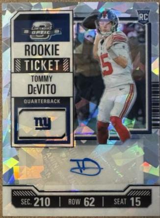 Tommy DeVito [Cracked Ice Rookie Ticket Autograph] #153
