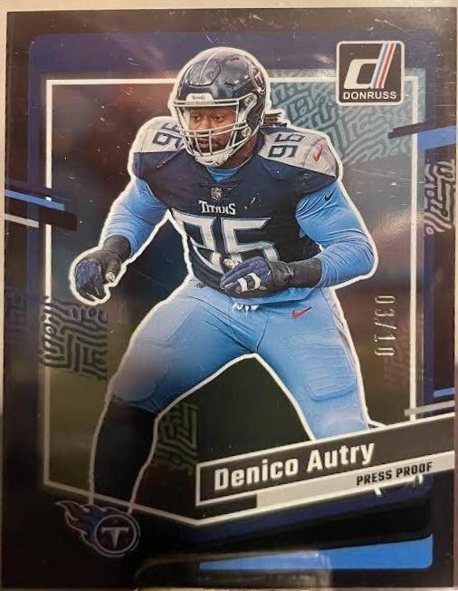 Denico Autry [Press Proof Black] #283