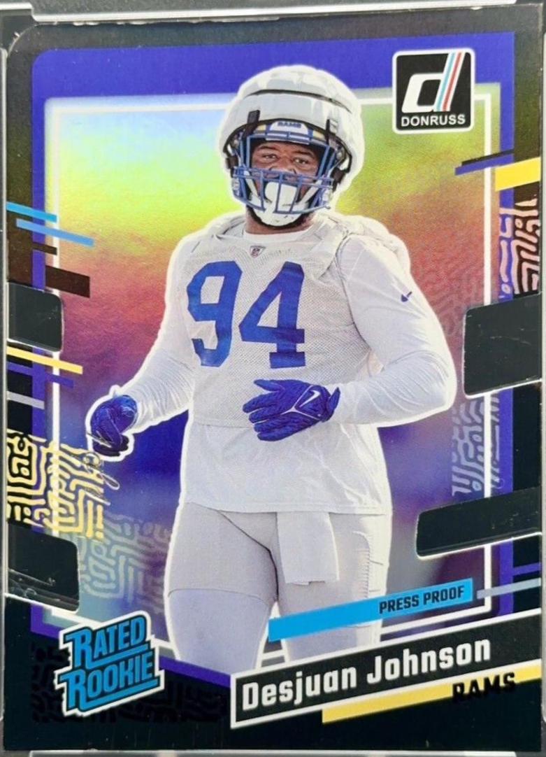 Desjuan Johnson [Press Proof Black Die Cut] #356