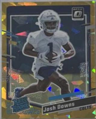 Josh Downs [Optic Preview Gold Ice] #345