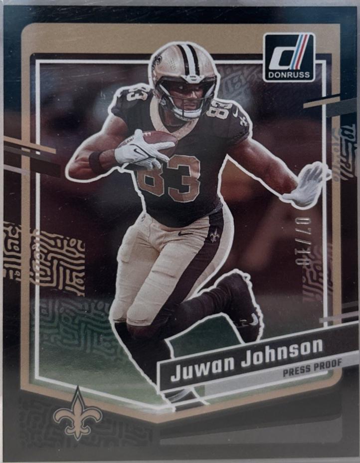 Juwan Johnson [Press Proof Black] #215