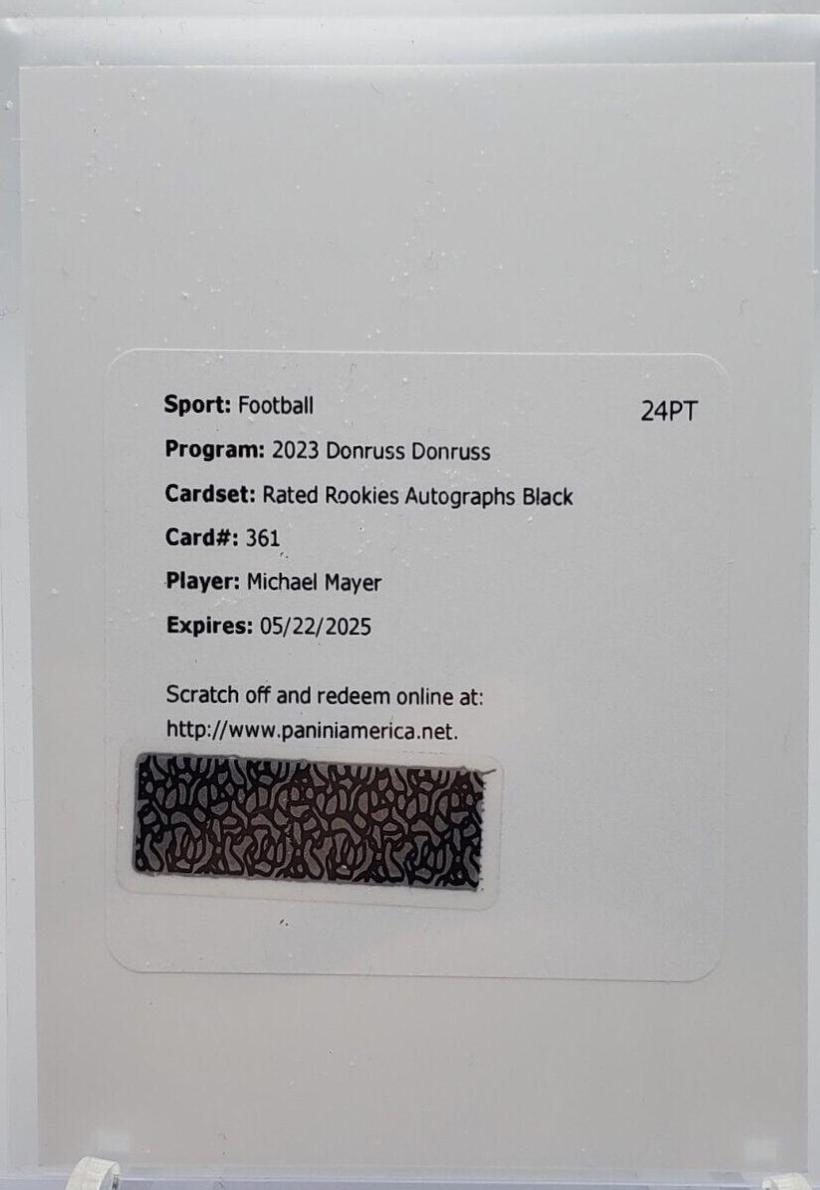Michael Mayer [Autograph Black] #361