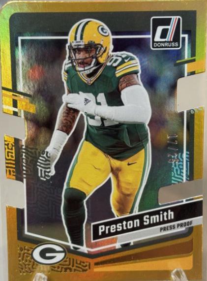 Preston Smith [Press Proof Gold Die Cut] #111