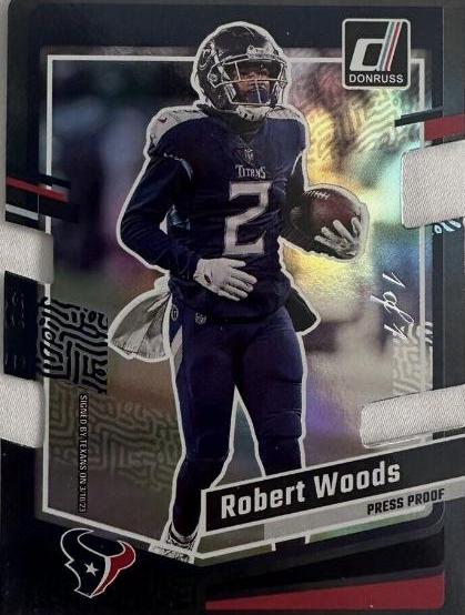 Robert Woods [Press Proof Black Die Cut] #123