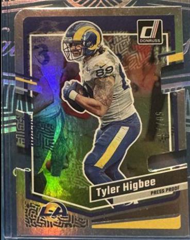 Tyler Higbee [Press Proof Silver Die Cut] #170