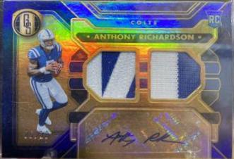 Anthony Richardson [Jersey Autograph Double Sapphire] #243