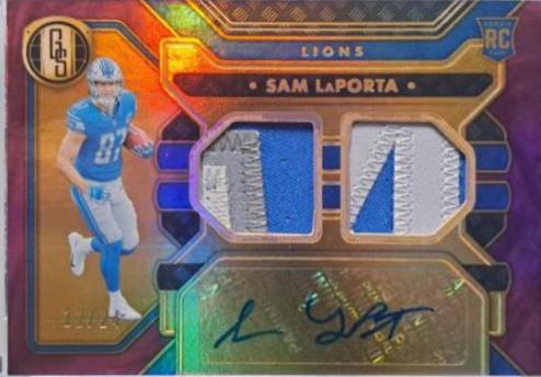 Sam LaPorta [Jersey Autograph Double Rose Gold] #265