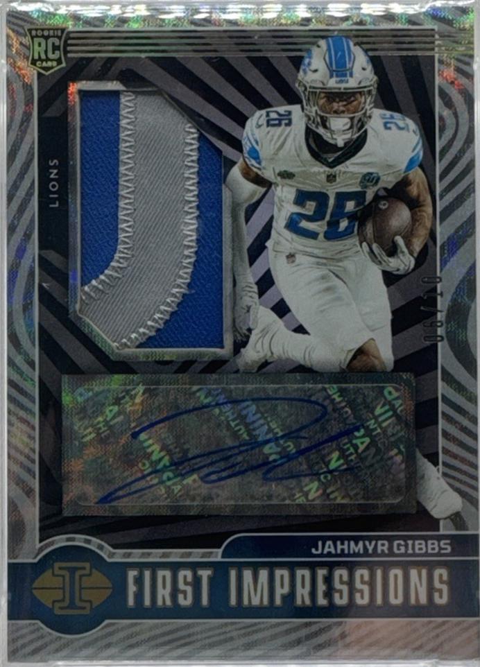 Jahmyr Gibbs [Green First Impressions Autograph] #112
