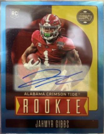 Jahmyr Gibbs [Premium Penmanship Autograph Platinum] #158