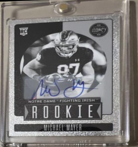Michael Mayer [Premium Black & White Penmanship Autograph Black] #173