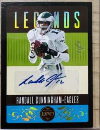 Randall Cunningham [Black Autograph] #139