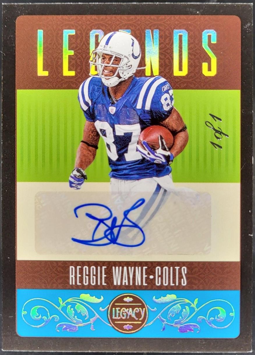 Reggie Wayne [Black Autograph] #142