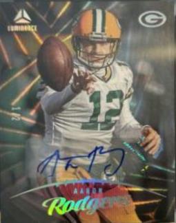 Aaron Rodgers [Pink Autograph] #16