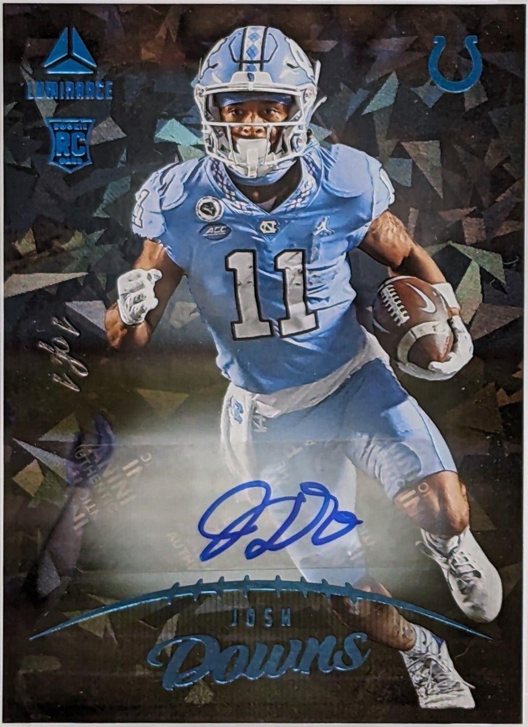 Josh Downs [Platinum Autograph] #187