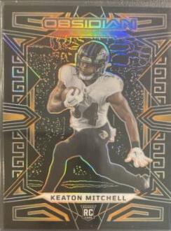 Keaton Mitchell [Orange Electric Etch] #106