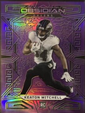Keaton Mitchell [Purple Flood Electric Etch FOTL] #106