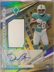 De'Von Achane [Autograph Gold] #130