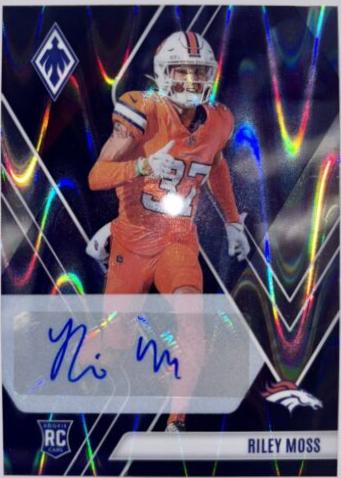 Riley Moss [Autograph Black Seismic] #182