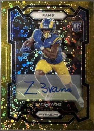 Zach Evans [Autograph Gold] #359