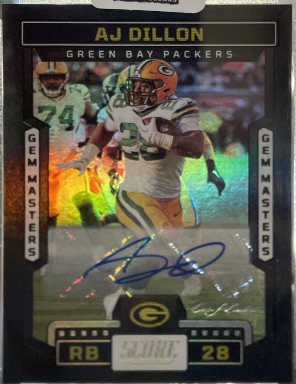 AJ Dillon [Signature Gem Masters] #92