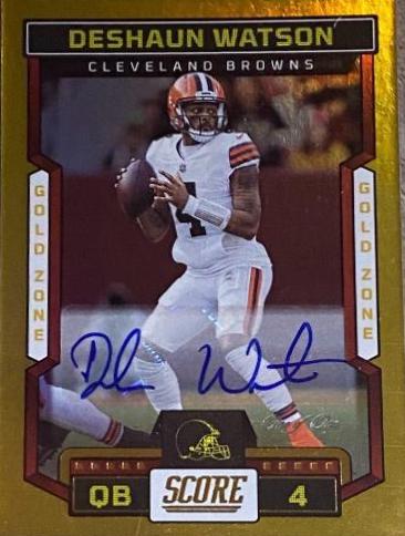 Deshaun Watson [Signature Gold Zone] #206