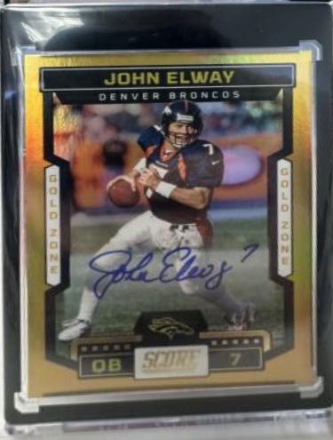 John Elway [Signature Gold Zone] #77