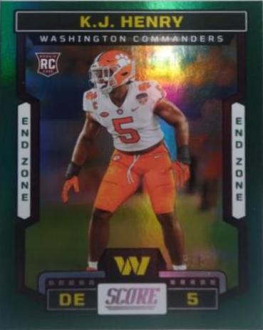 K. J. Henry [End Zone] #393