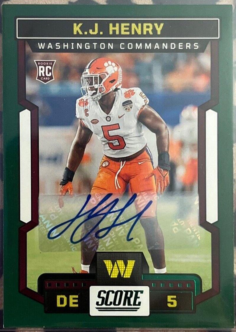 K. J. Henry [Signature Green] #393
