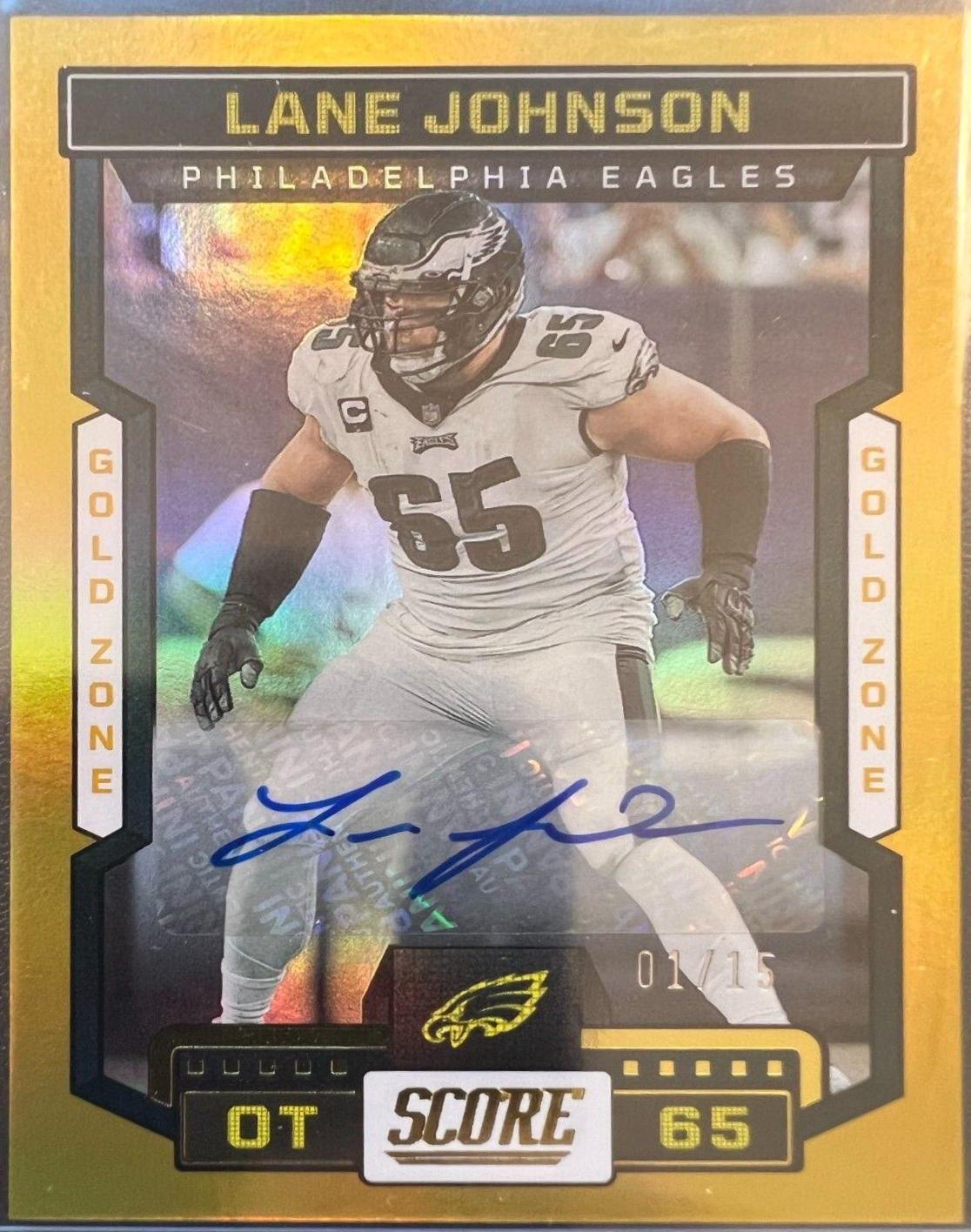 Lane Johnson [Signature Gold Zone] #250