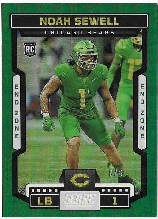 Noah Sewell [End Zone] #396
