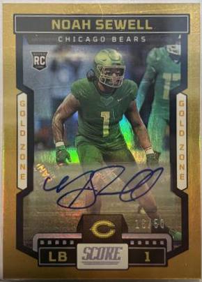 Noah Sewell [Signature Gold Zone] #396